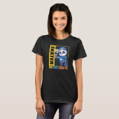 Skater die van de beletbare Tea Bubbles Boba-Drink T-shirt (Voorkant volledig)