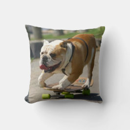 Skater Dog - Pillow Kussen