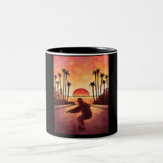 Skater Gift Tweekleurige Koffiemok