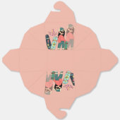 Skater Girl Bedankdoosjes (Ongevouwen)