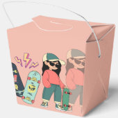 Skater Girl Bedankdoosjes (Achterkant)
