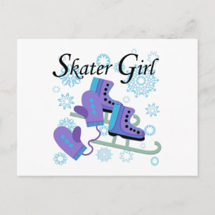 Skater Girl Briefkaart