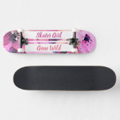 Skater Girl Gone Wild skateboard (Horizontaal)