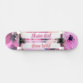 Skater Girl Gone Wild skateboard (Horizontaal)