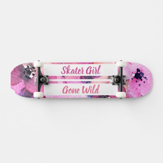 Skater Girl Gone Wild skateboard (Horizontaal)
