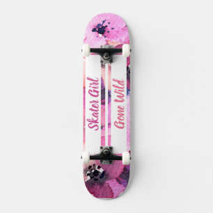 Skater Girl Gone Wild skateboard