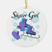 Skater Girl Keramisch Ornament (Voorkant)