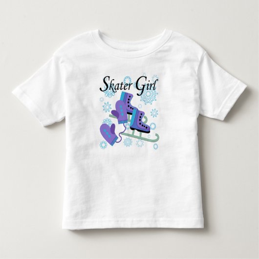 Skater Girl Kinder Shirts (Voorkant)