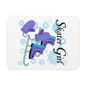 Skater Girl Magneet (Horizontaal)