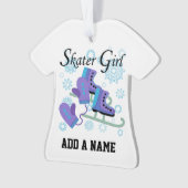 Skater Girl Ornament (voorkant)