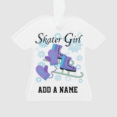 Skater Girl Ornament (voorkant)