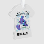 Skater Girl Ornament (voorkant)