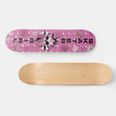Skater Girl Persoonlijk Skateboard (Horizontaal)
