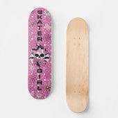 Skater Girl Persoonlijk Skateboard (Voorkant)