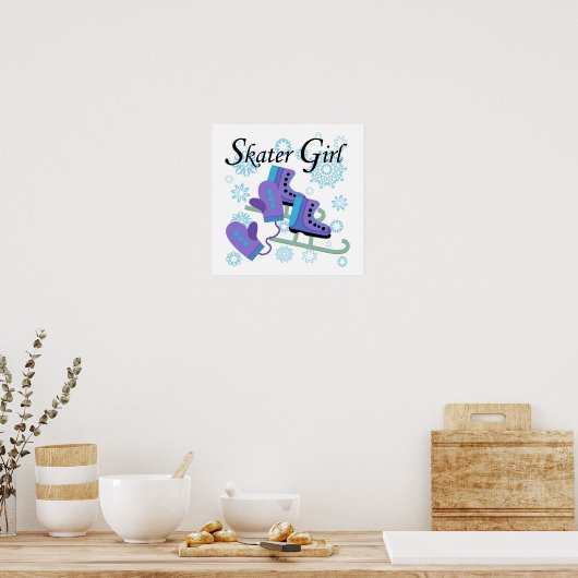 Skater Girl Poster (Keuken)