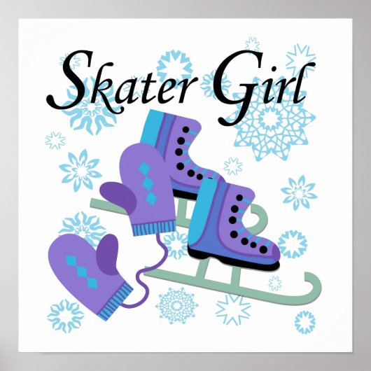 Skater Girl Poster (Voorkant)