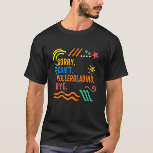 Skater Girl Rollerblading Women's Skate Roller Rol T-shirt