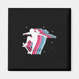 Skater Girl Skateboarder Skateboarding Girls Gift  Magneet