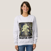 SKATER GIRL SKATEBOARDING T-Shirts (Voorkant volledig)