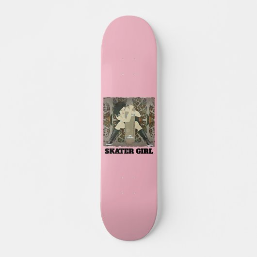 SKATER GIRL SKATEBOARDS (Voorkant)