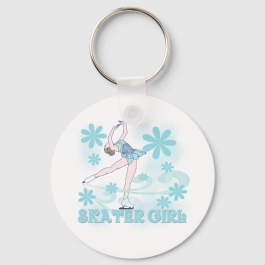 Skater Girl Sleutelhanger (Voorkant)
