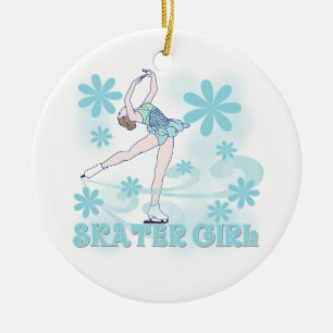 Skater Girl Tshirts en Gifts Keramisch Ornament