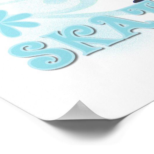 Skater Girl Tshirts en Gifts Poster (Hoek)