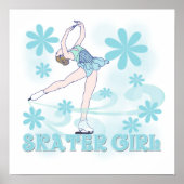Skater Girl Tshirts en Gifts Poster (Voorkant)