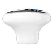 Skater Gnome met Cadeaus Keramische Knob Kerst Keramische Knop (Zijkant)