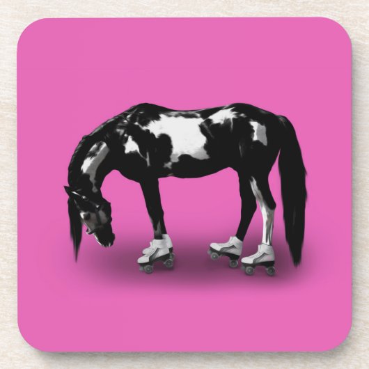 Skater Horse Bier Onderzetter (Voorkant)