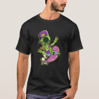 Skater kleding Rapper Alien figuur Accessoire Skat
