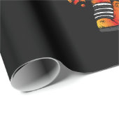 Skater Leeuw in jeans sneakers en met skateboard Cadeaupapier (Rol Hoek)