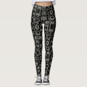 Skater Meisje Leggings (Voorkant)