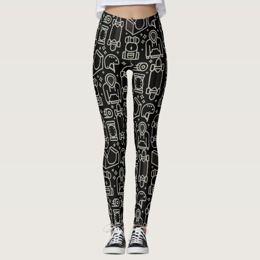 Skater Meisje Leggings (Voorkant)