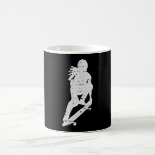 Skater Meisje Skateboard SK8 Schaatsen Schaats Gif Koffiemok