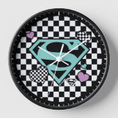 Skater Meisje Supergirl Harten S-Shield (Voorkant)