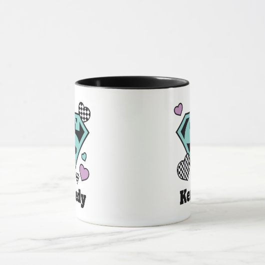 Skater Meisje Supergirl Harten S-Shield Mok (Midden)