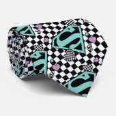 Skater Meisje Supergirl Harten S-Shield Stropdas (Opgerold)