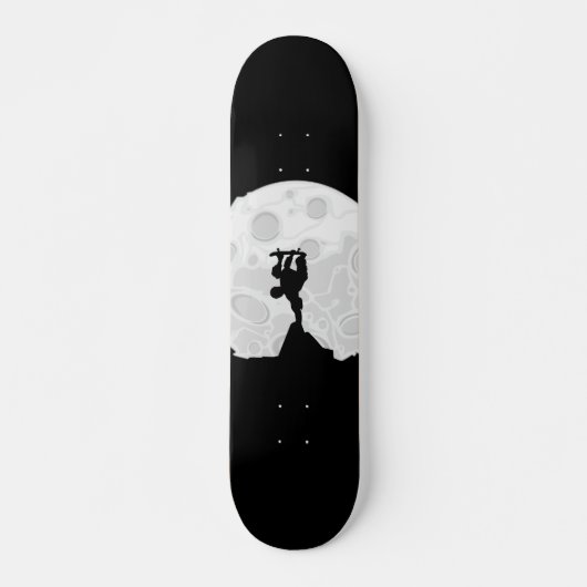 Skater Moon Persoonlijk Skateboard (Voorkant)
