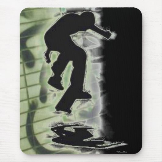 Skater Mousepad Muismat (Voorkant)
