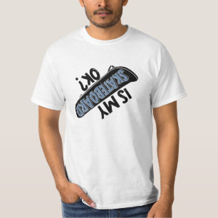 Skater op het skateboard van het hoofd t-shirt