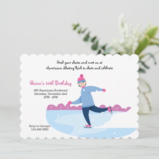 Skater op uitnodiging van Ice (Staand voorkant)