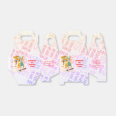 Skater Park Leuk Meisje Verjaardagsfeest Bedankdoosjes (Uitgevouwen)