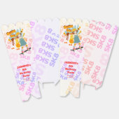 Skater Park Leuk Meisje Verjaardagsfeest Bedankdoosjes (Ongevouwen)