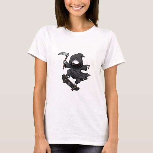 Skater Reaper T-shirt (Voorkant)