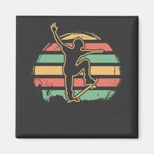 Skater Retro Magneet
