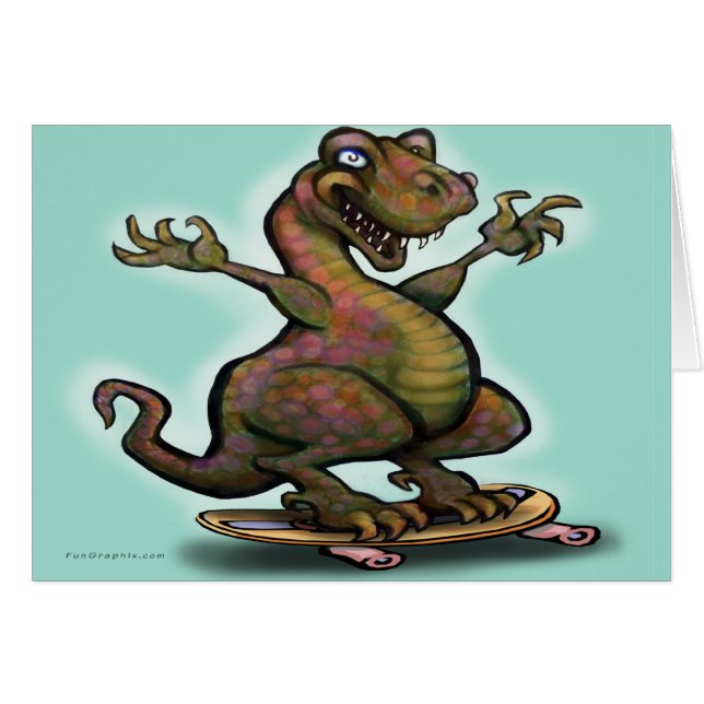 Skater Saurus Rex (Voorkant Horizontaal)