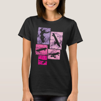 Skater SK8 Schaats enthousiast Skateboarden T-shirt