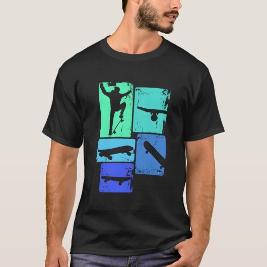 Skater Skateboarder Skateboard Youth T-shirt (Voorkant)