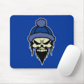 Skater Skull (Blue) Mousepad Muismat (Met muis)